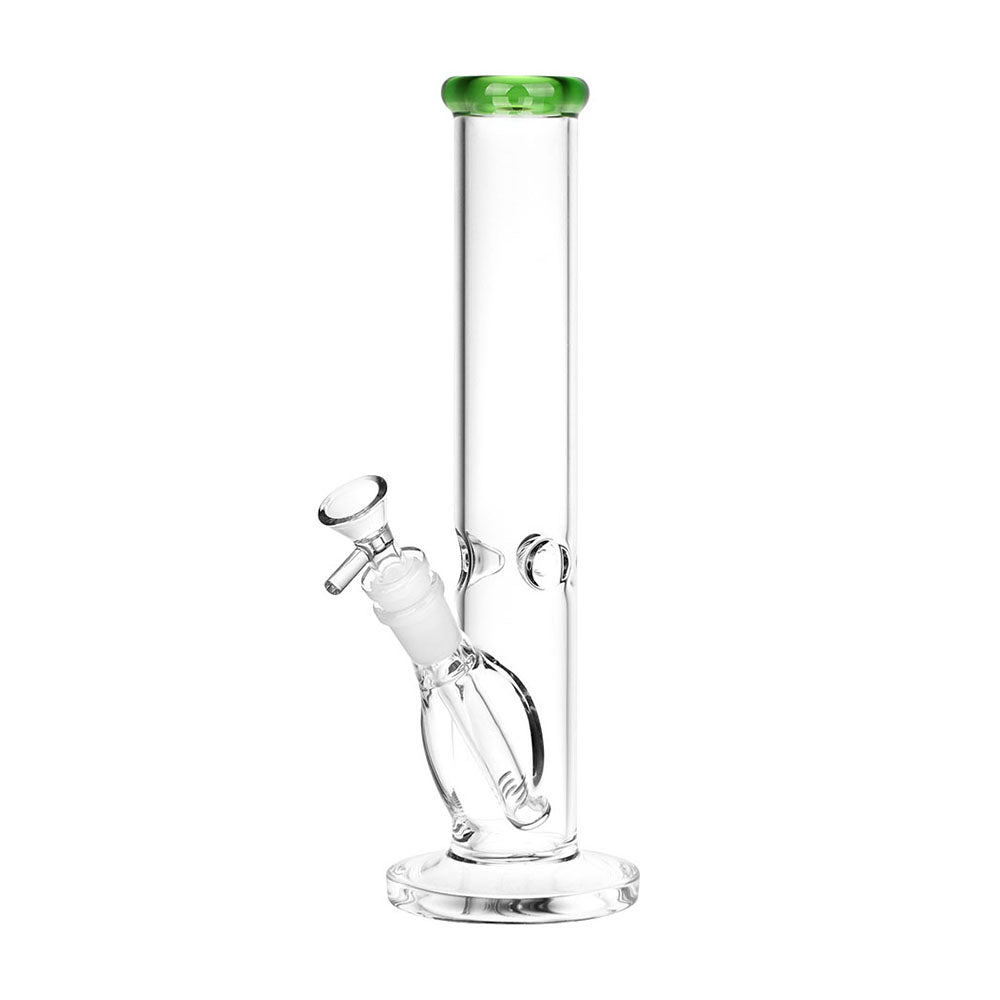Classic Glass Straight Tube water pipe - 4mm-7mm Thick Glass - Colors Vary
