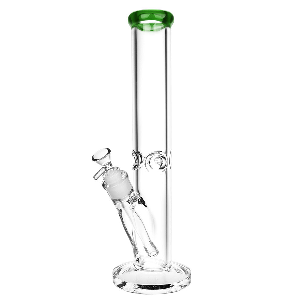 Classic Glass Straight Tube water pipe - 4mm-7mm Thick Glass - Colors Vary