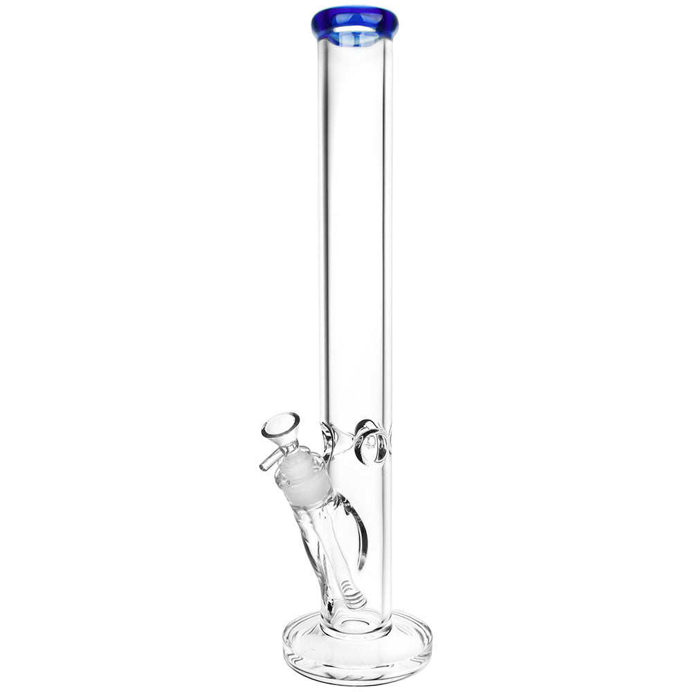 Classic Glass Straight Tube water pipe - 4mm-7mm Thick Glass - Colors Vary