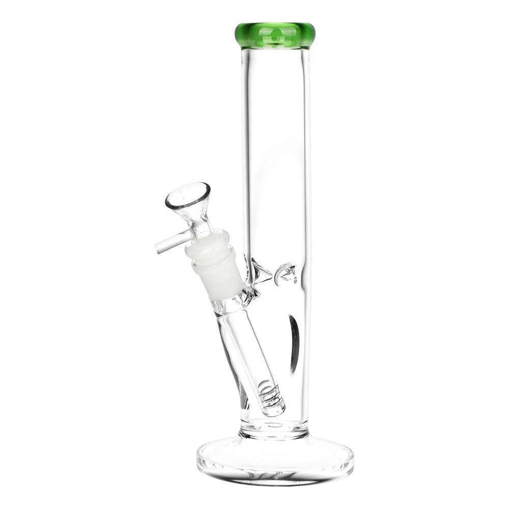 Classic Glass Straight Tube water pipe - 4mm-7mm Thick Glass - Colors Vary