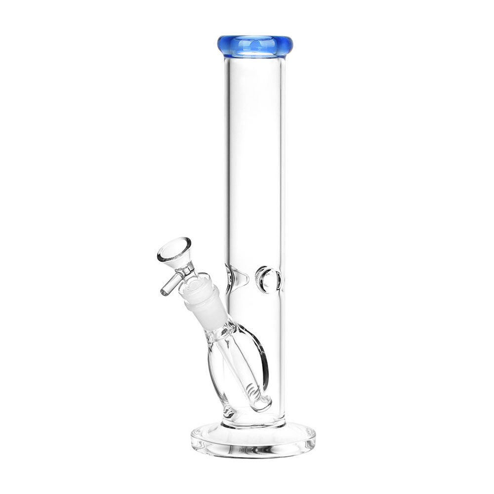 Classic Glass Straight Tube water pipe - 4mm-7mm Thick Glass - Colors Vary